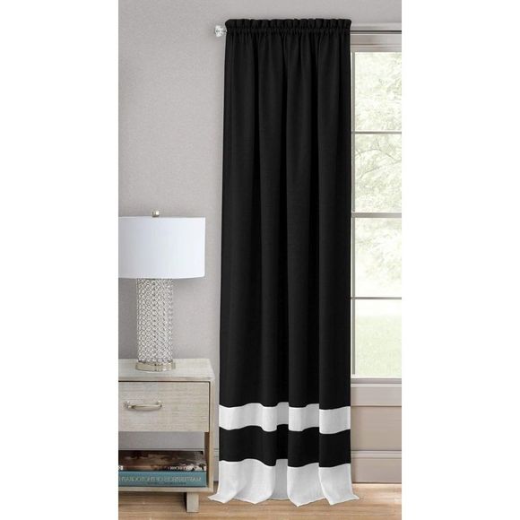 Ben&Jonah PrimeHome Collection Kate Rod Pocket Window Curtain Panel - 52x63 - - Picture 1 of 3